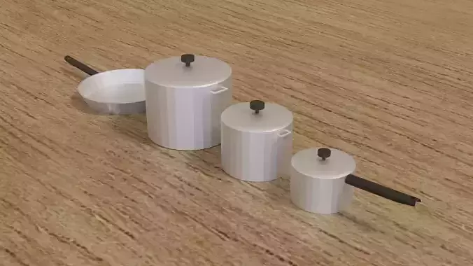 Set of Pots and Pans