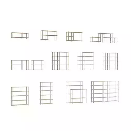 WOUD - Elevate shelving system model pack