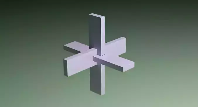 3D Printable Nested Fitting Puzzle Pieces