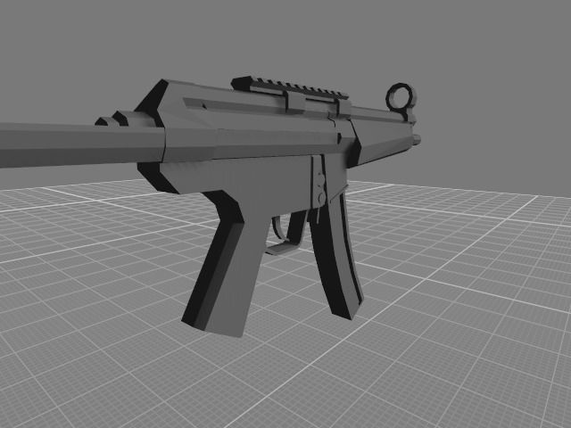 Squid game cartoon charaters Low-poly 3D model_12