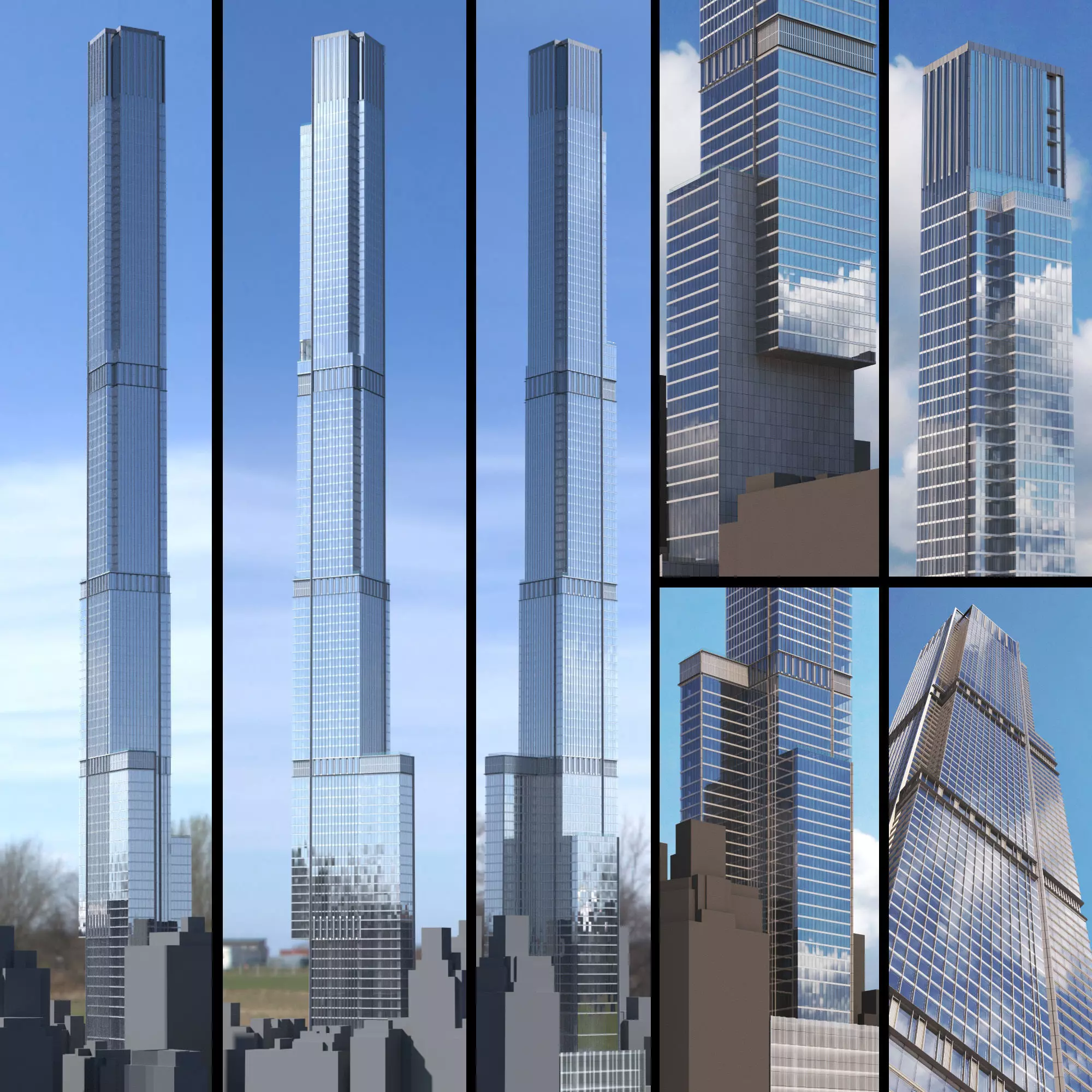Central Park Tower New York 3D model_0