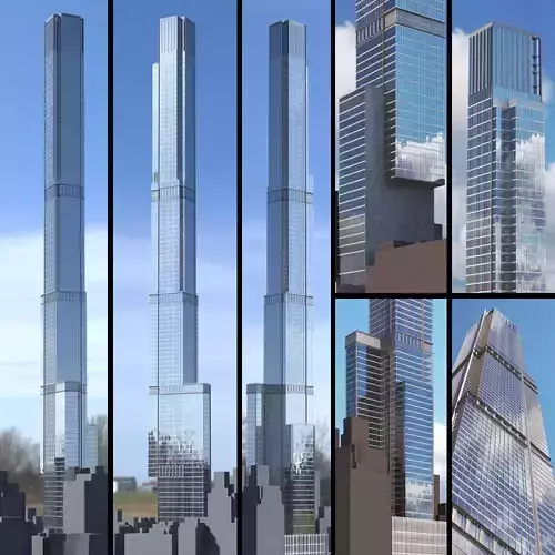 Central Park Tower New York 3D model