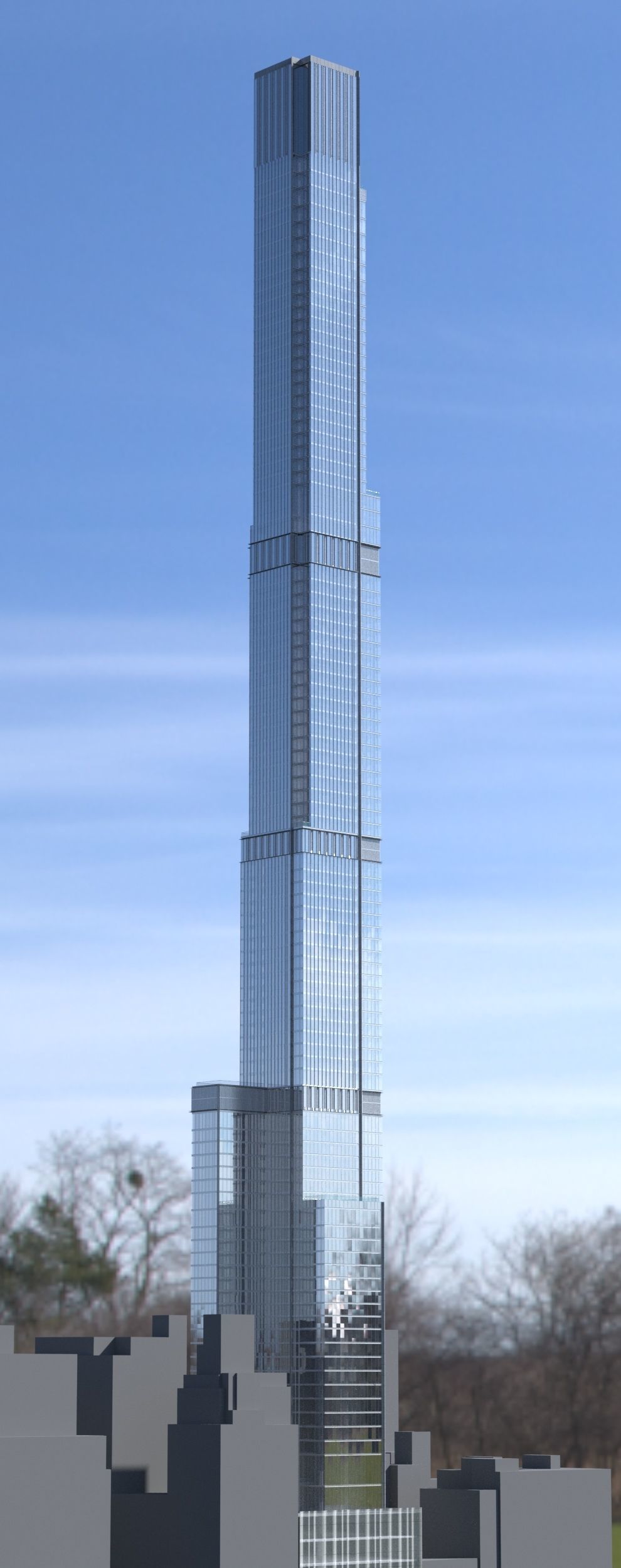 Central Park Tower New York 3D model_9