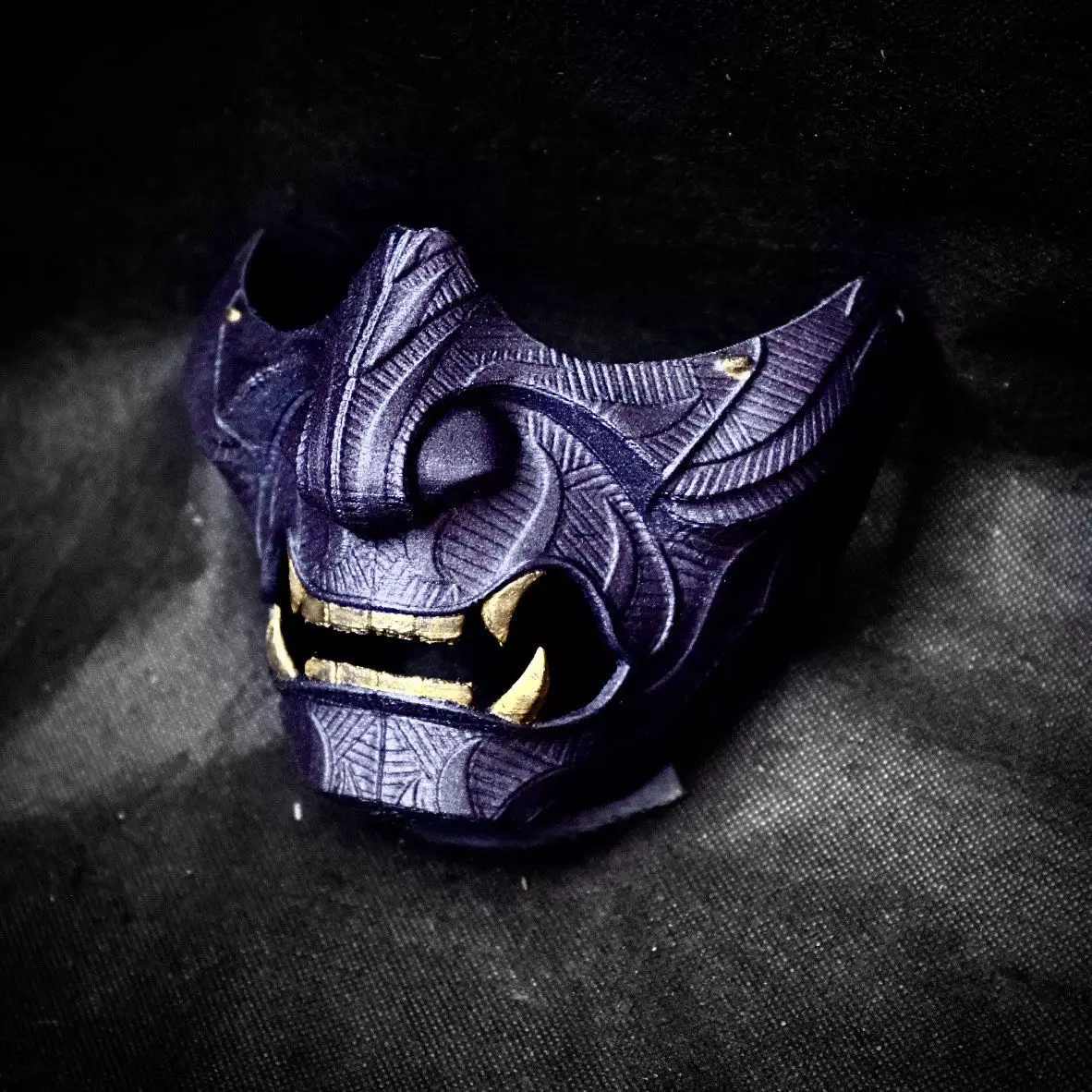 Ghost Of Tsushima - Ghost Mask Patterned - High Details 3D print model_0