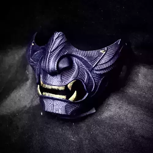Ghost Of Tsushima - Ghost Mask Patterned - High Details 3D print model