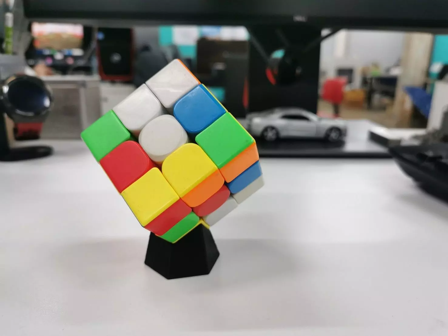 rubik stand 3D print model_0