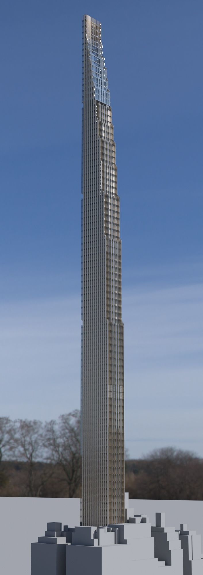 111 West 57th Street Skyscraper New York 3D model_5