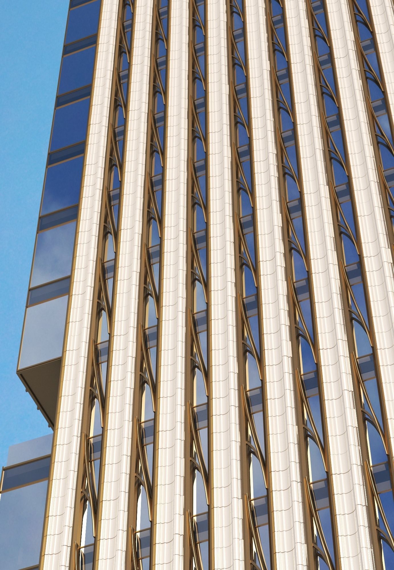 111 West 57th Street Skyscraper New York 3D model_12