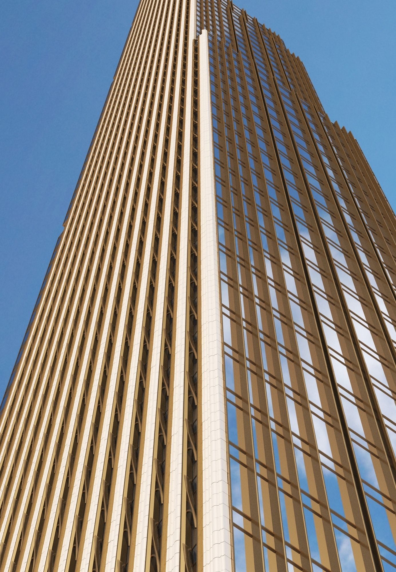 111 West 57th Street Skyscraper New York 3D model_10