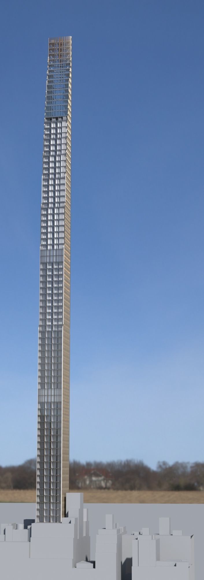 111 West 57th Street Skyscraper New York 3D model_6