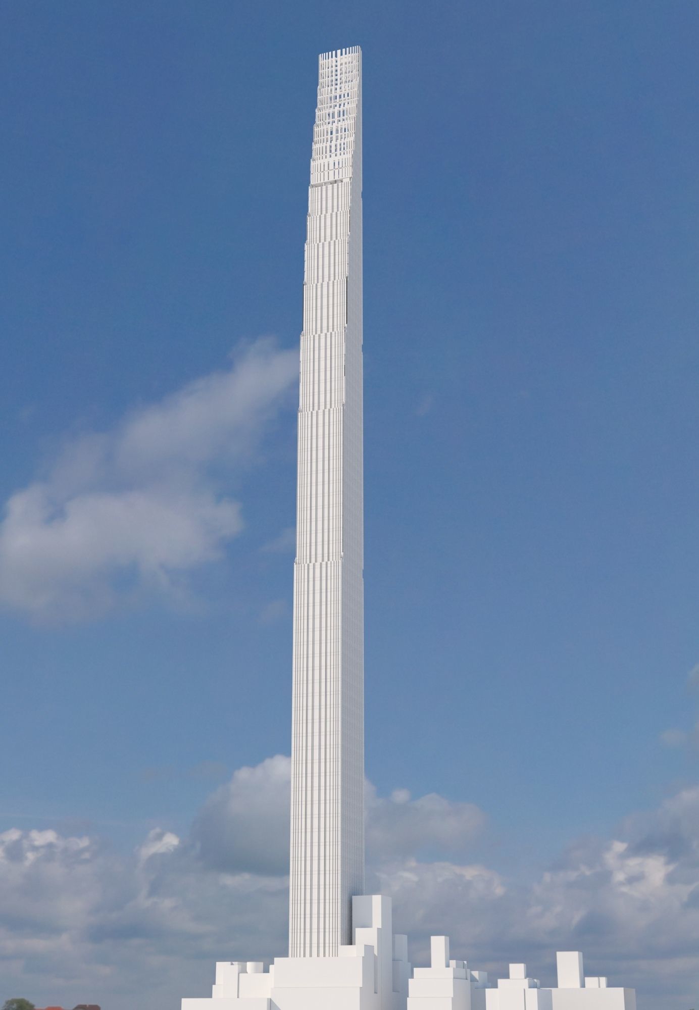 111 West 57th Street Skyscraper New York 3D model_17