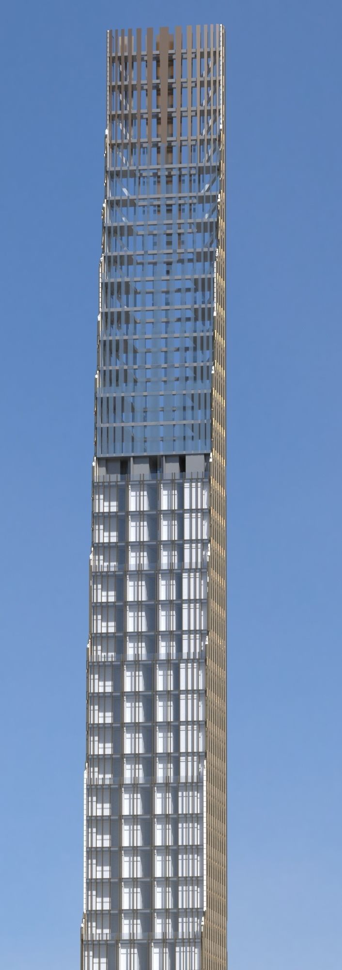 111 West 57th Street Skyscraper New York 3D model_7