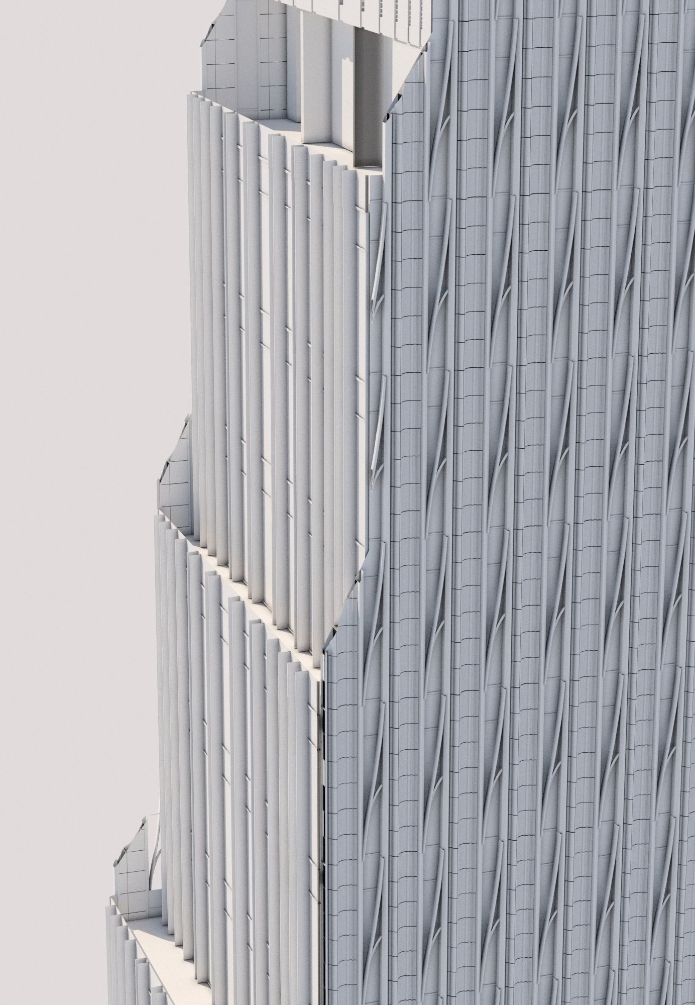 111 West 57th Street Skyscraper New York 3D model_18