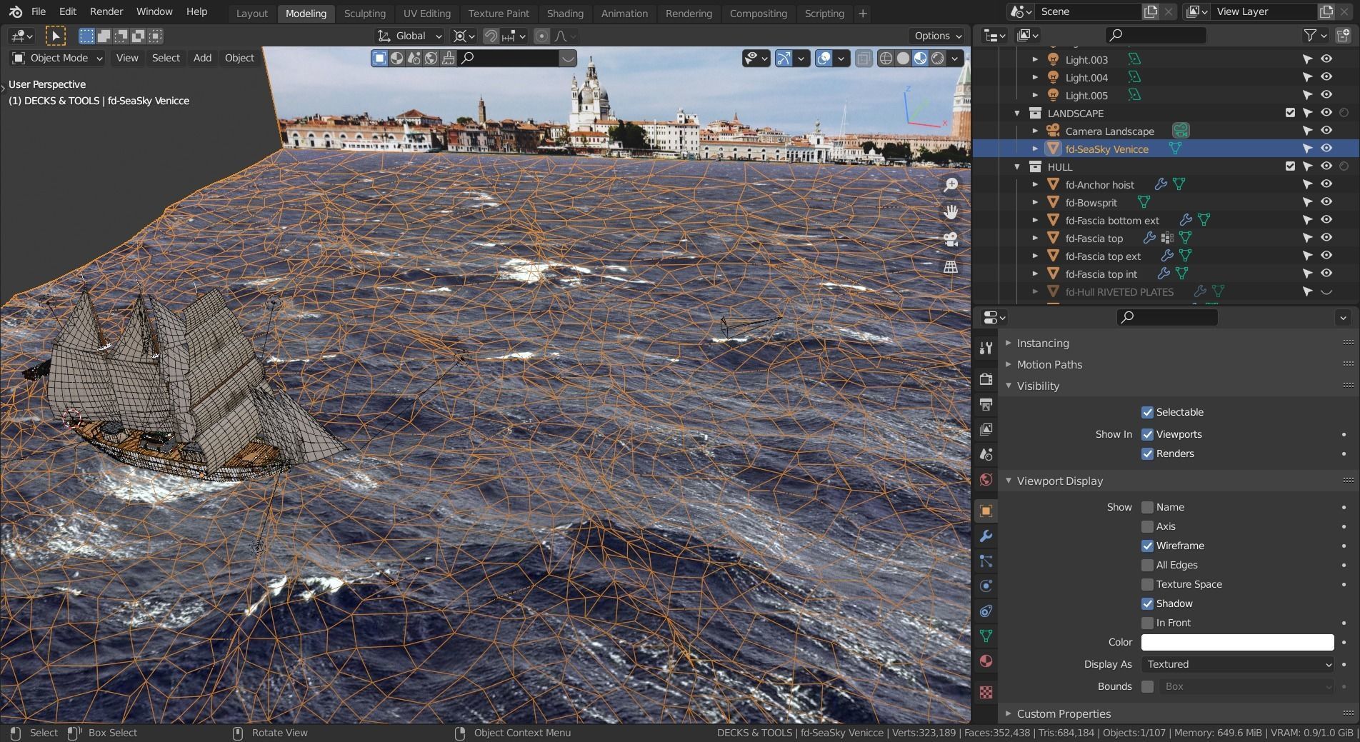 Brig - Barquetine Fidente 1920 3D model_28