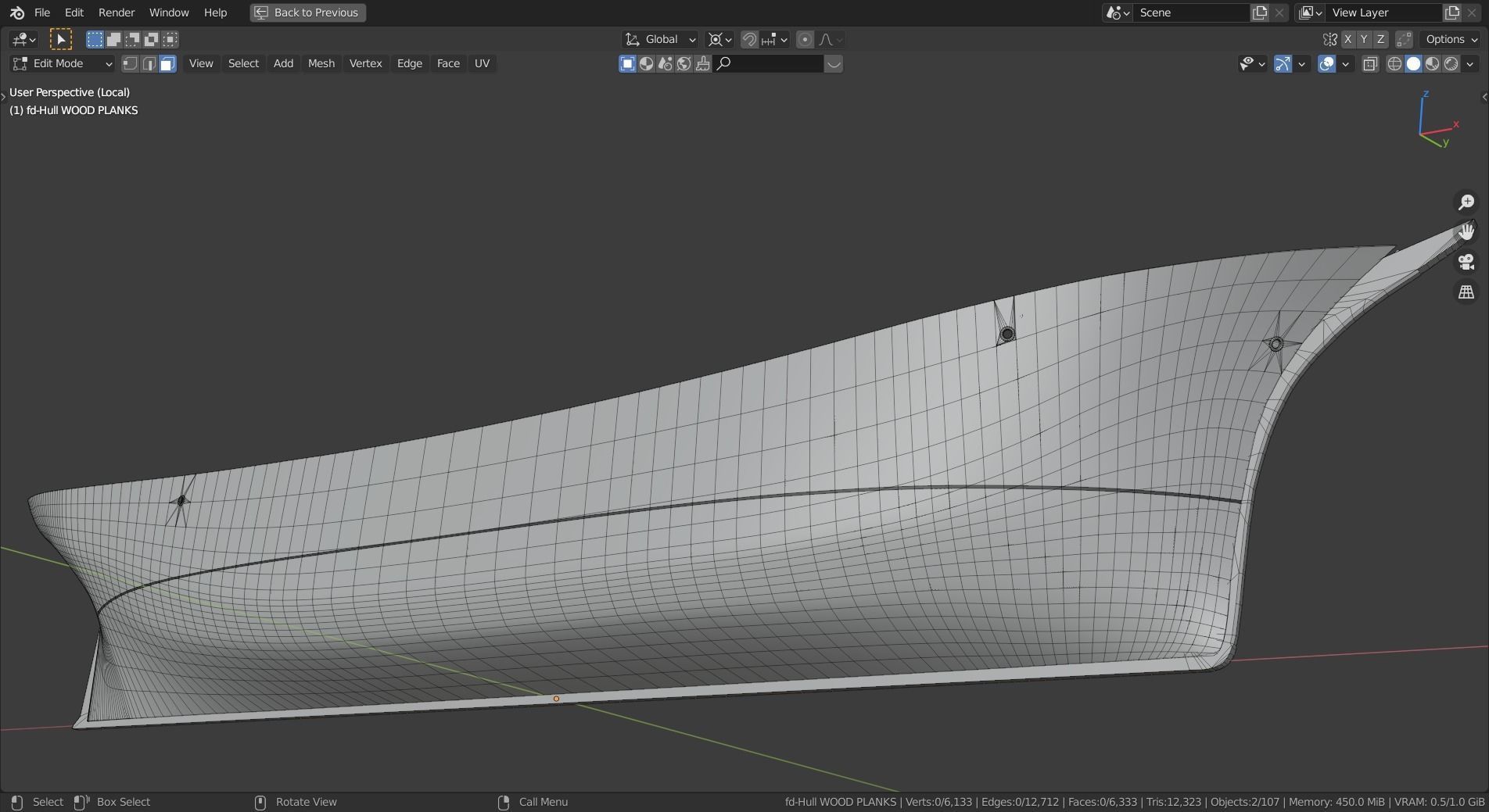 Brig - Barquetine Fidente 1920 3D model_26