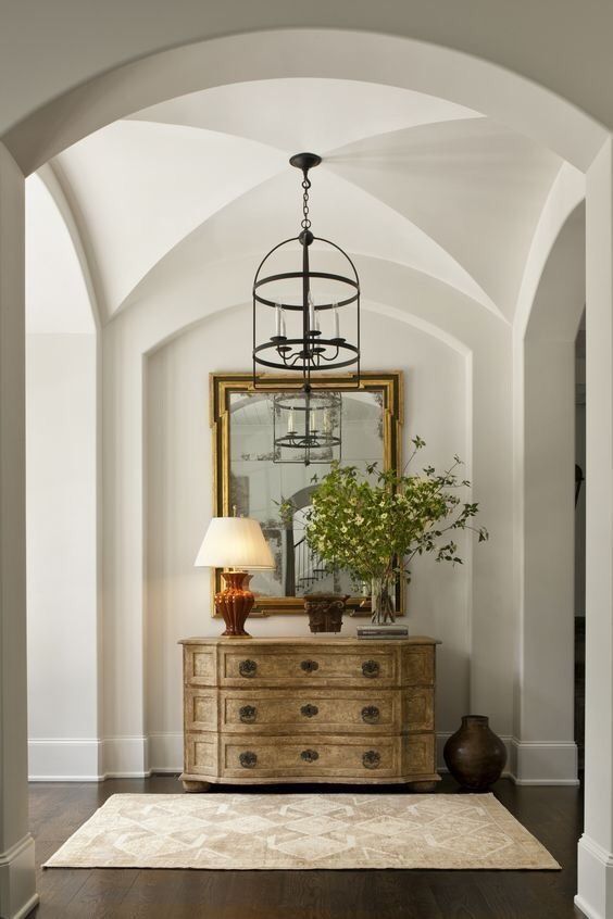 Arched Vaulted Gallery  Decorative plaster 3D model_4