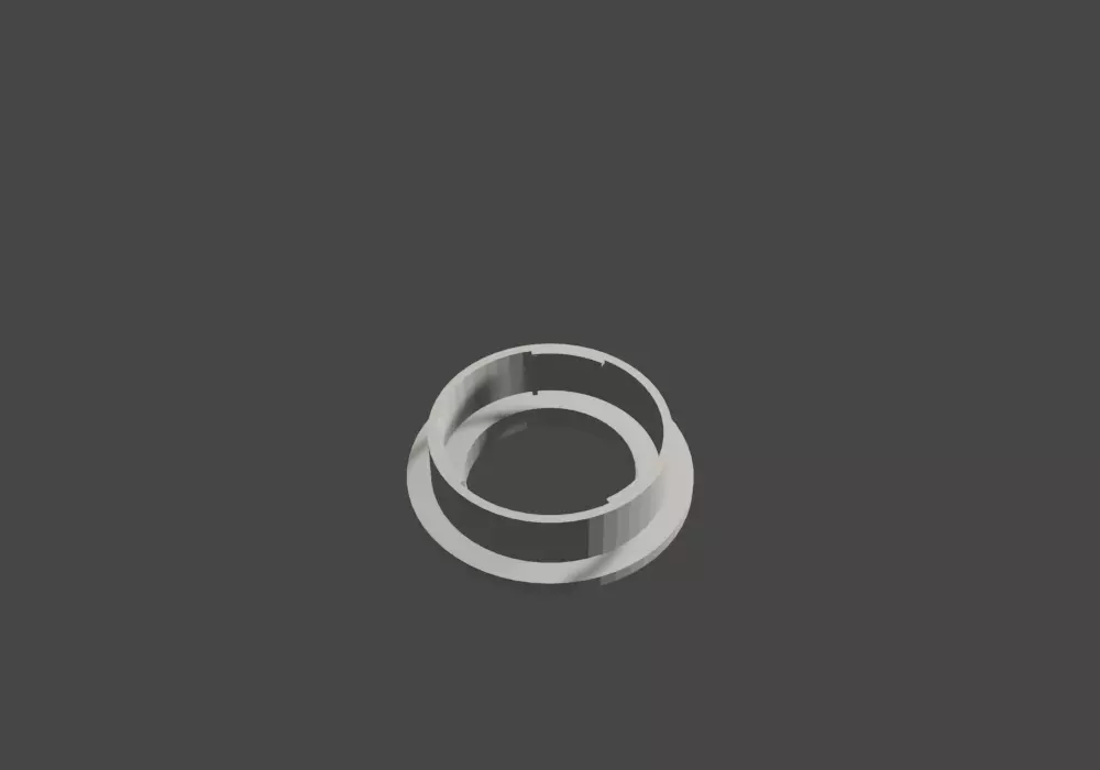 f mount lens adapter to M42 camera body Free 3D print model_0