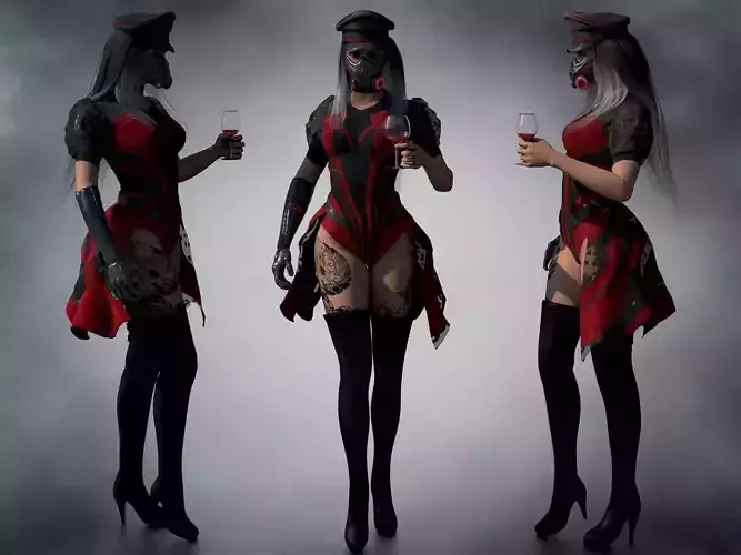 Soviet Cyberpunk Girl