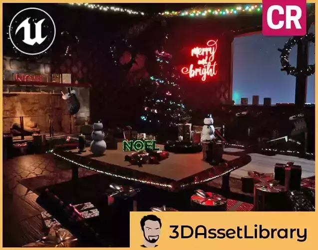 CR SERIES - Christmas Interior For Unreal