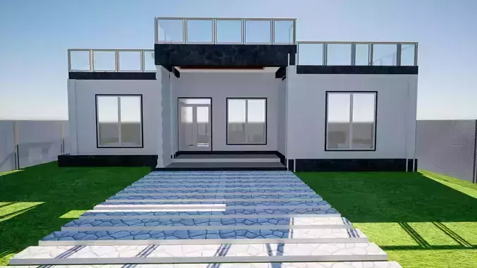 Small Modern Bungalow With Interior