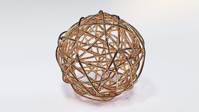Wicker Sphere 3D model