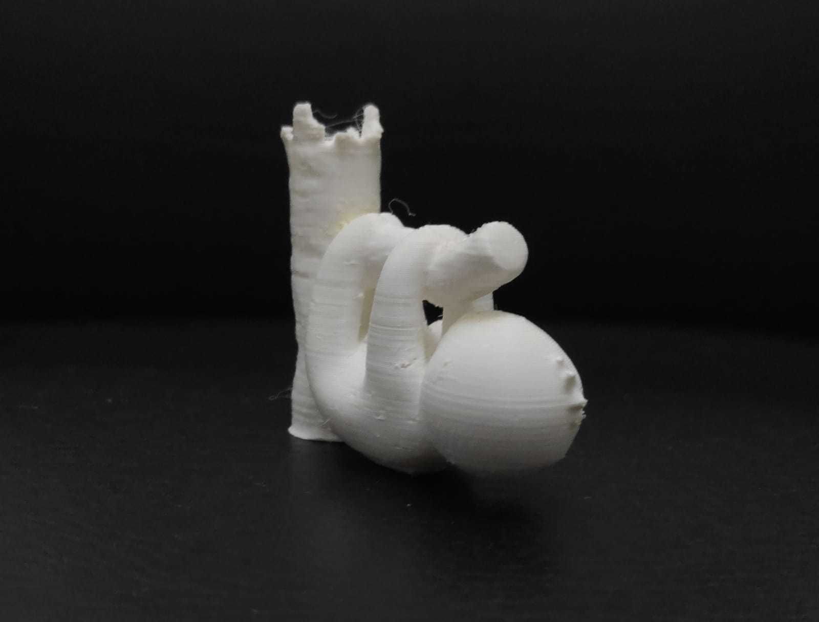 Sloth with Baby 3D print model_11