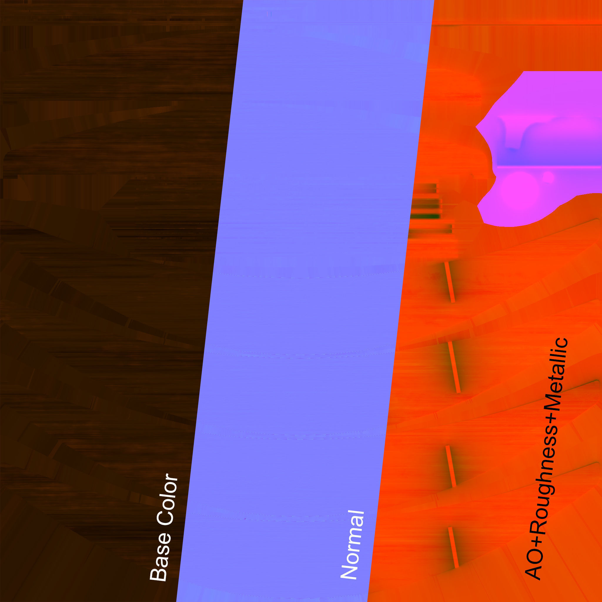 Round Glass Table Low-poly 3D model_11