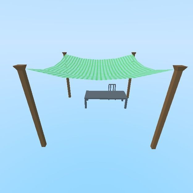 Military Tent Free low-poly 3D model_5