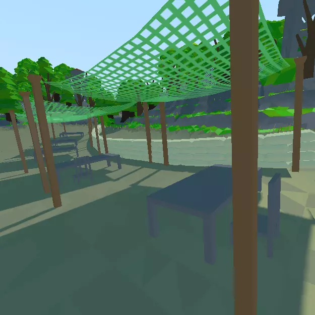 Military Tent Free low-poly 3D model_0