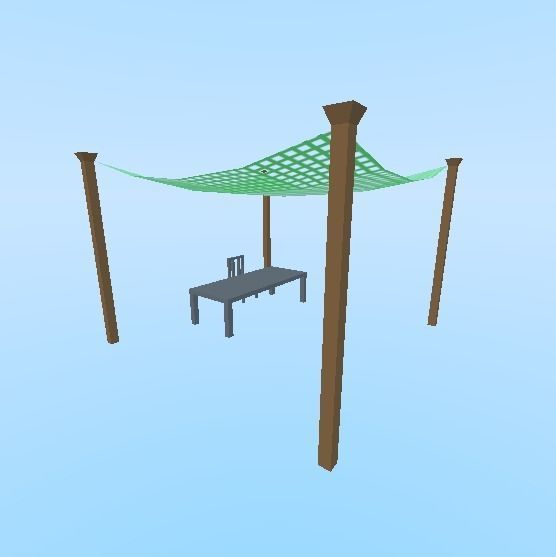 Military Tent Free low-poly 3D model_4