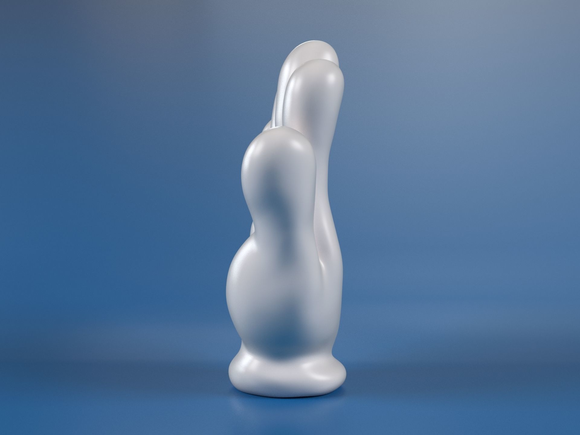 Cartoon hand 5 fingers Palm 3D print model_7