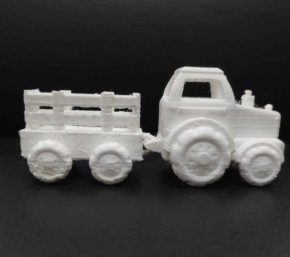 Farm Tractor 3D print model_3