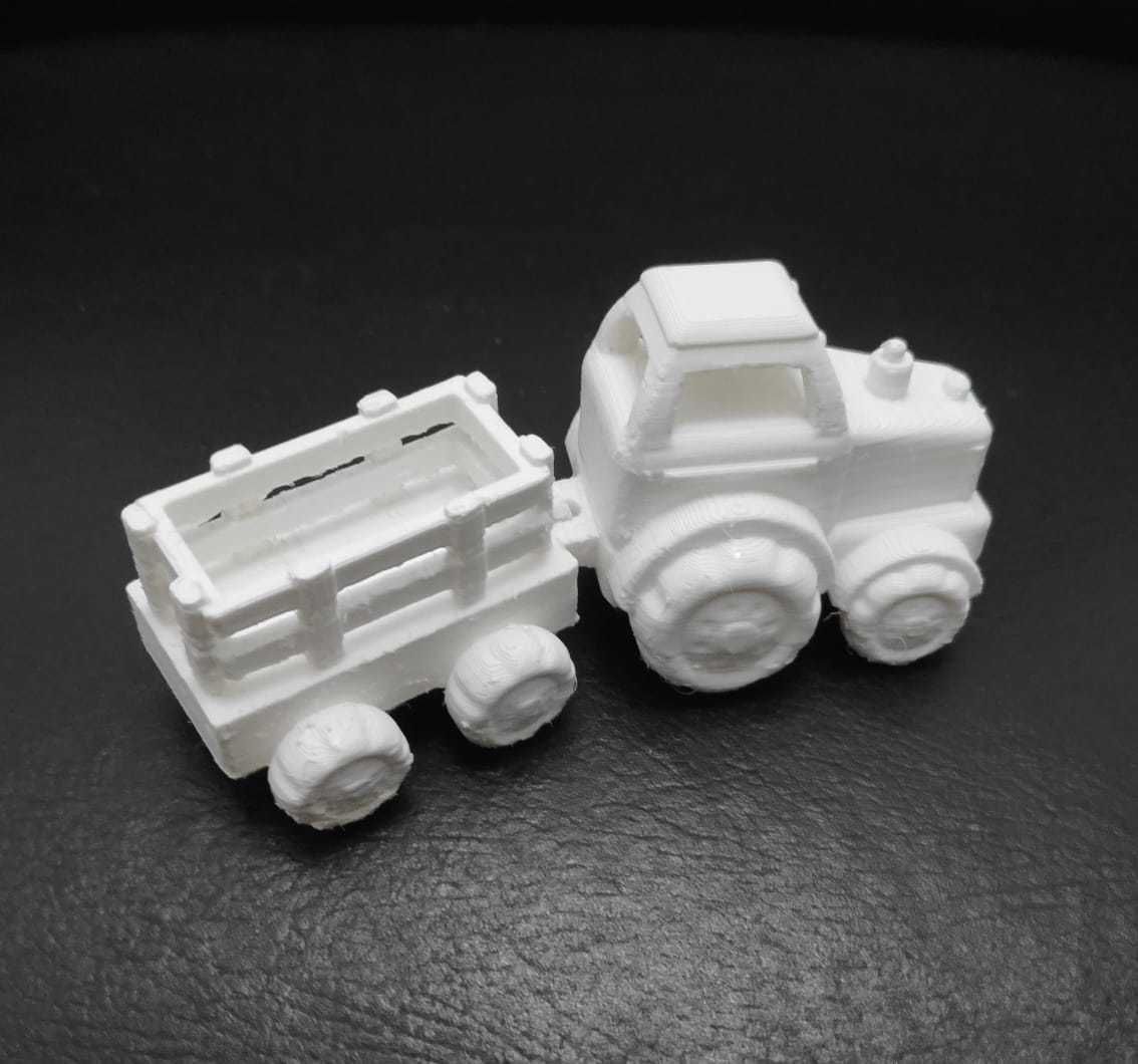 Farm Tractor 3D print model_13