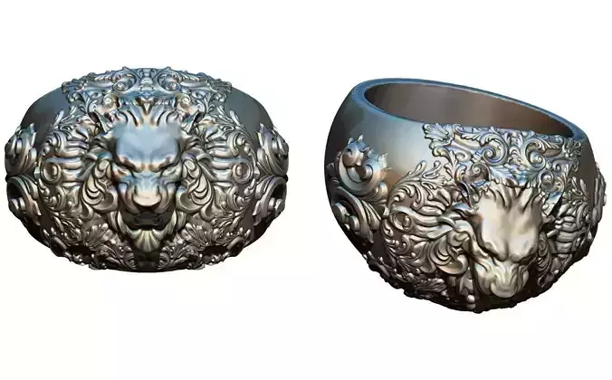 lion ring
