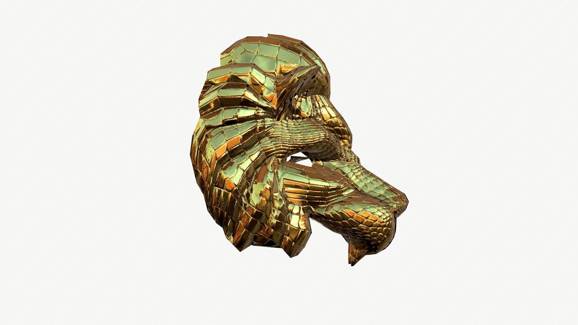 3D model Squid game Lion mask VIP Low-poly 3D model_1