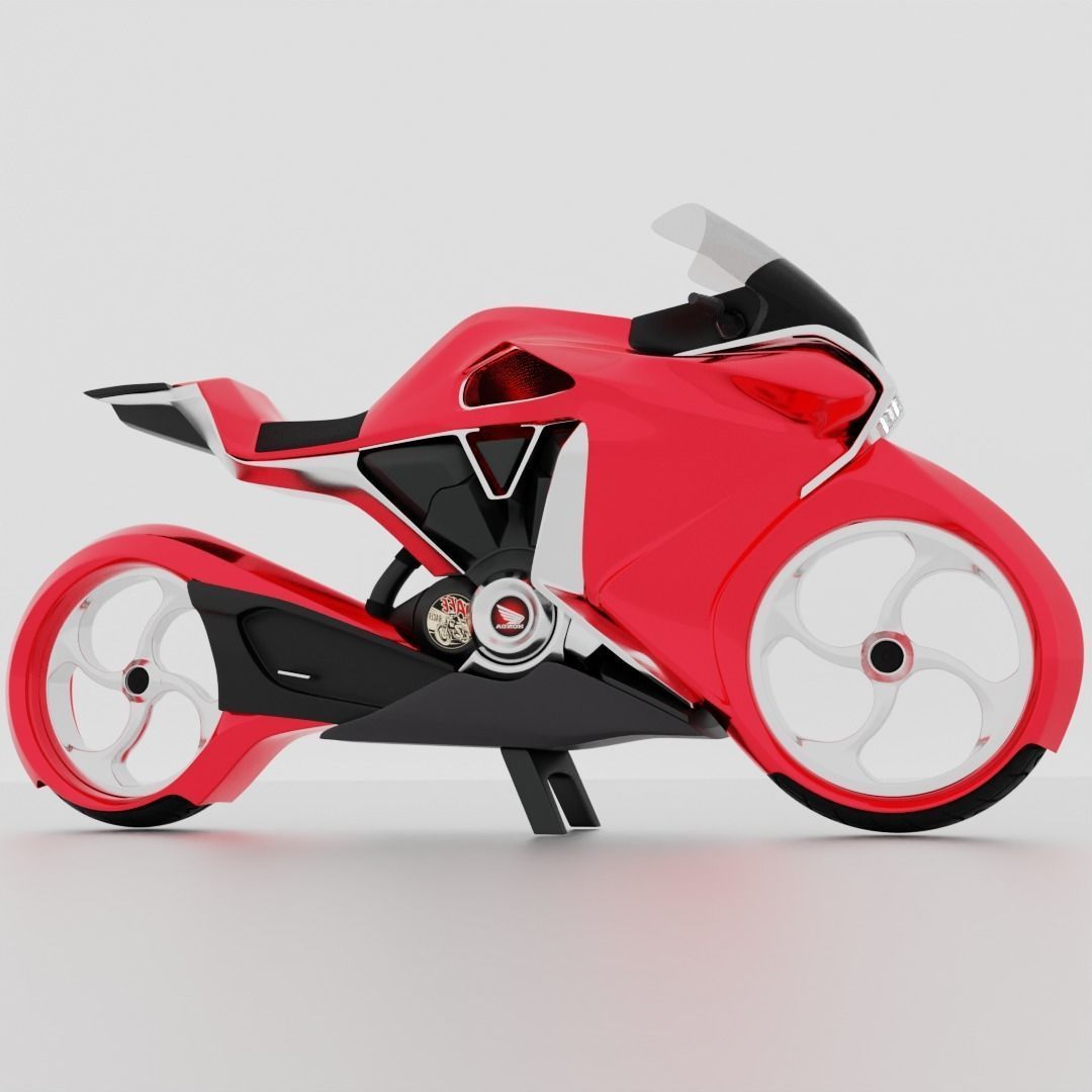Motorcycle the future  3D model_4