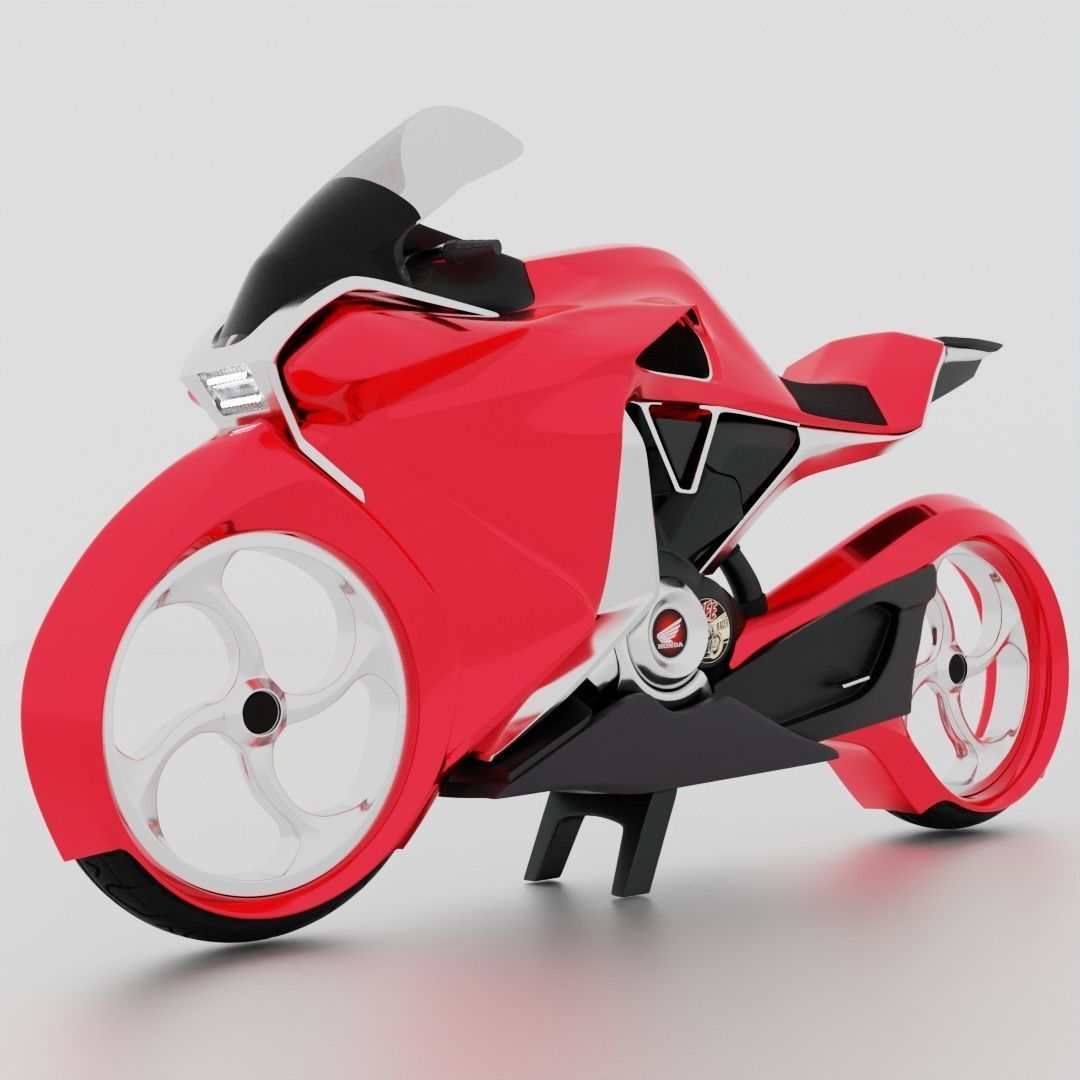 Motorcycle the future  3D model_2
