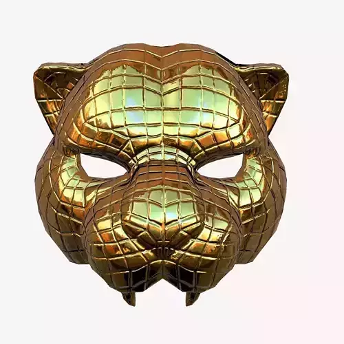 Squid game Tiger mask VIP 3D model Low-poly 3D model