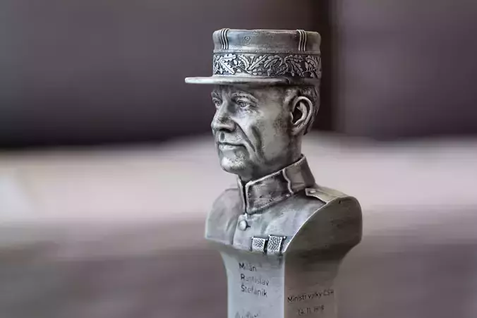 Milan Rastislav Stefanik 3D print model