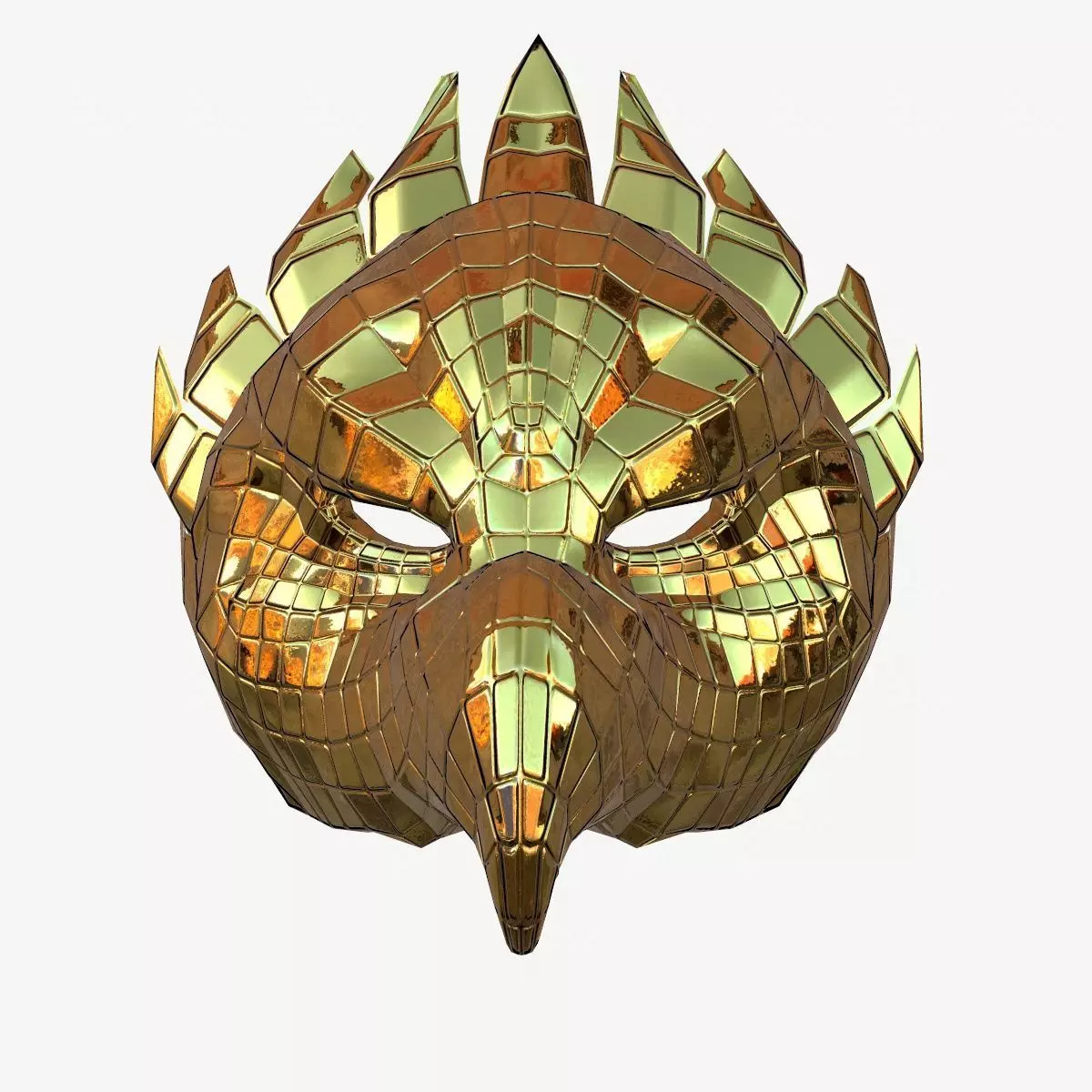 3D Squid game Eagle mask VIP Low-poly 3D model_0