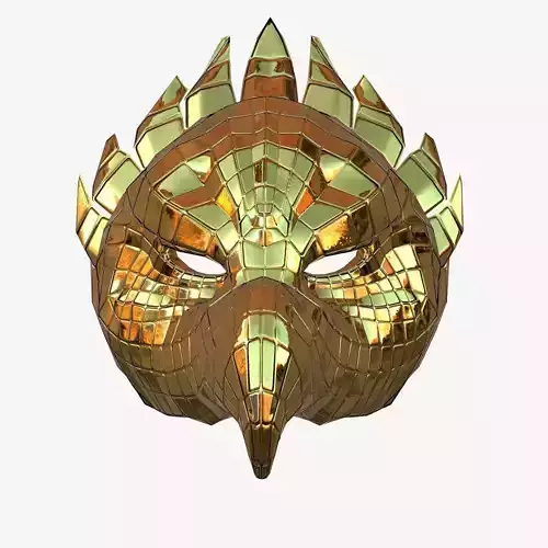 3D Squid game Eagle mask VIP Low-poly 3D model