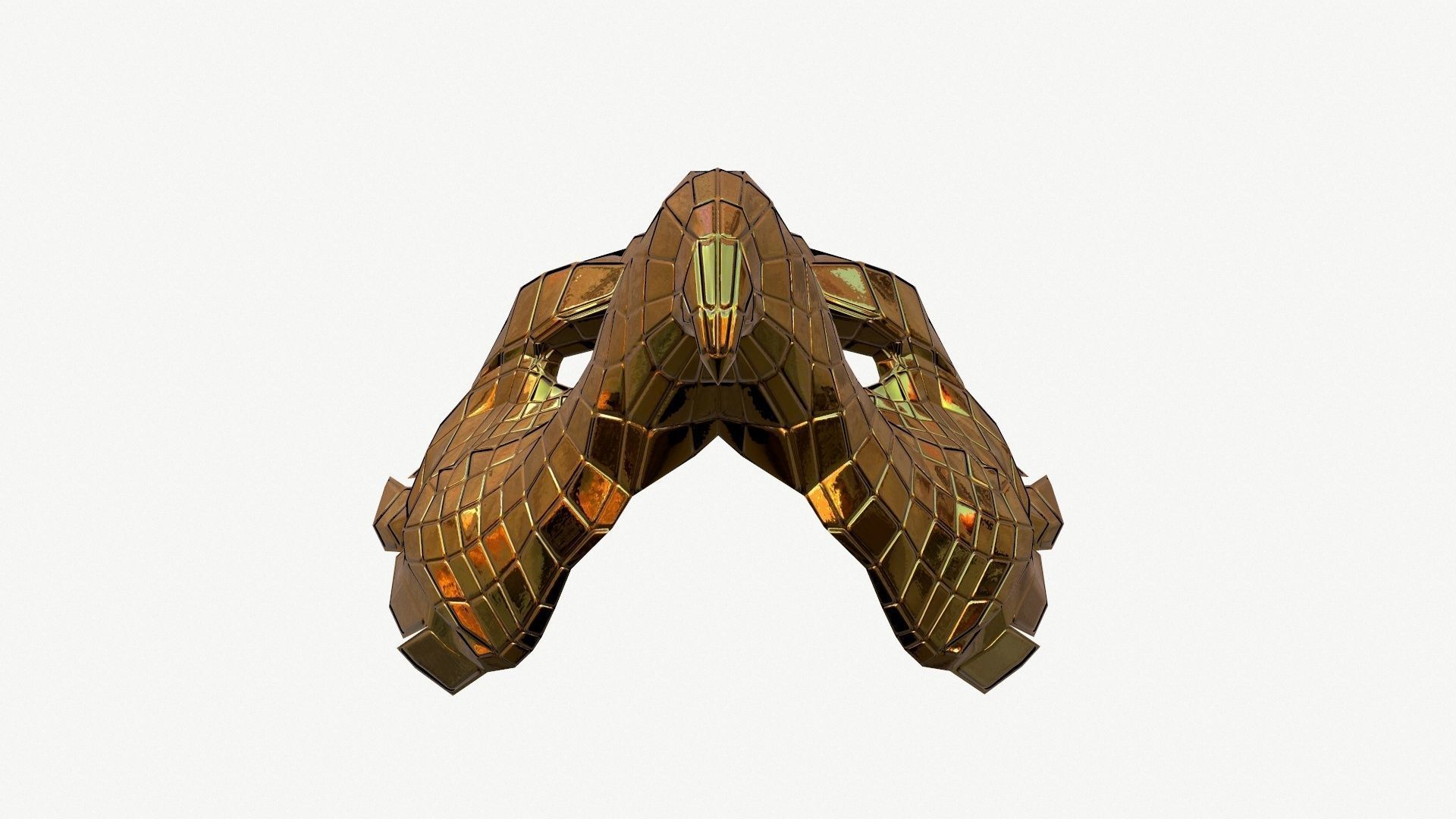 3D Squid game Eagle mask VIP Low-poly 3D model_4