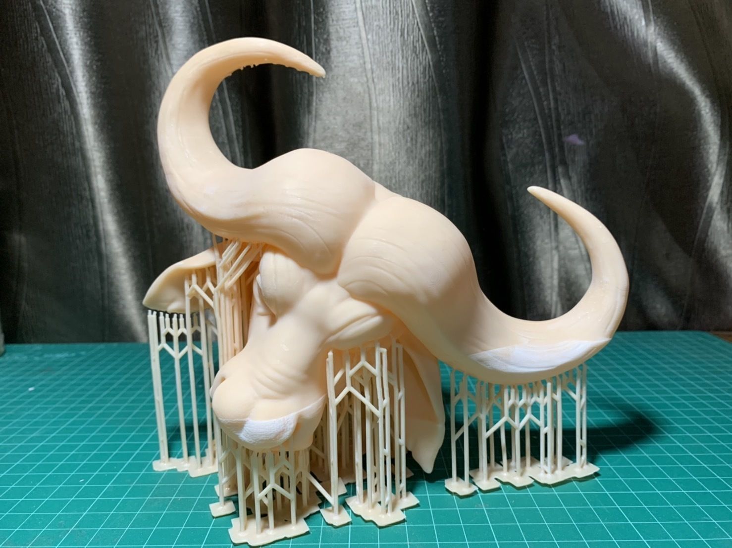 African buffalo 3D print model_9