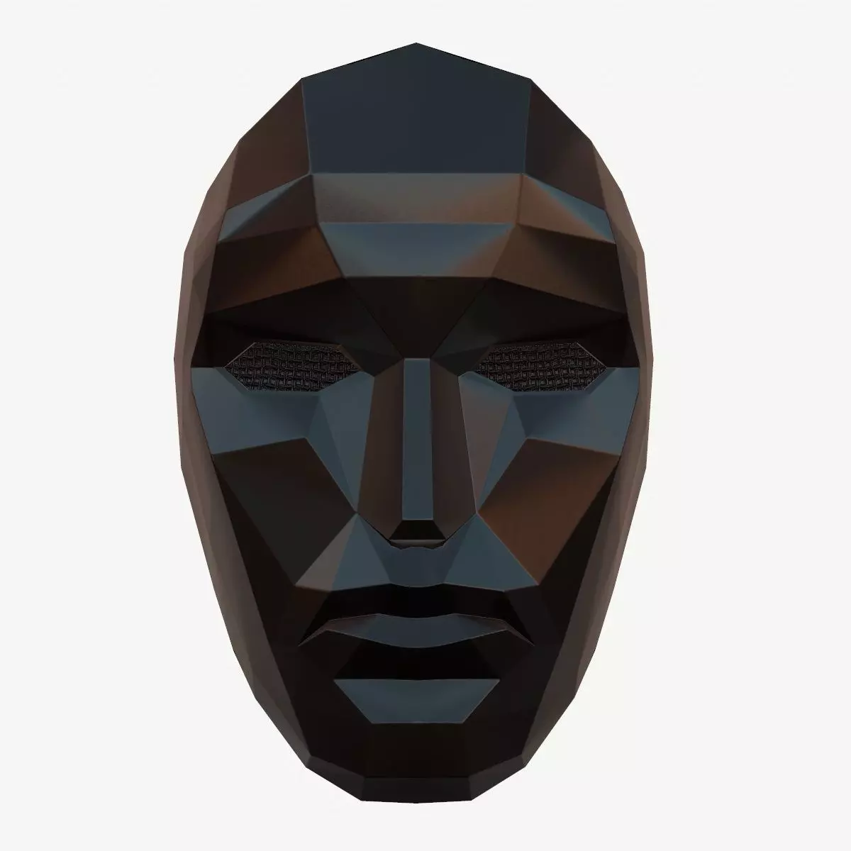 3D Squid game Boss mask VIP Low-poly 3D model_0