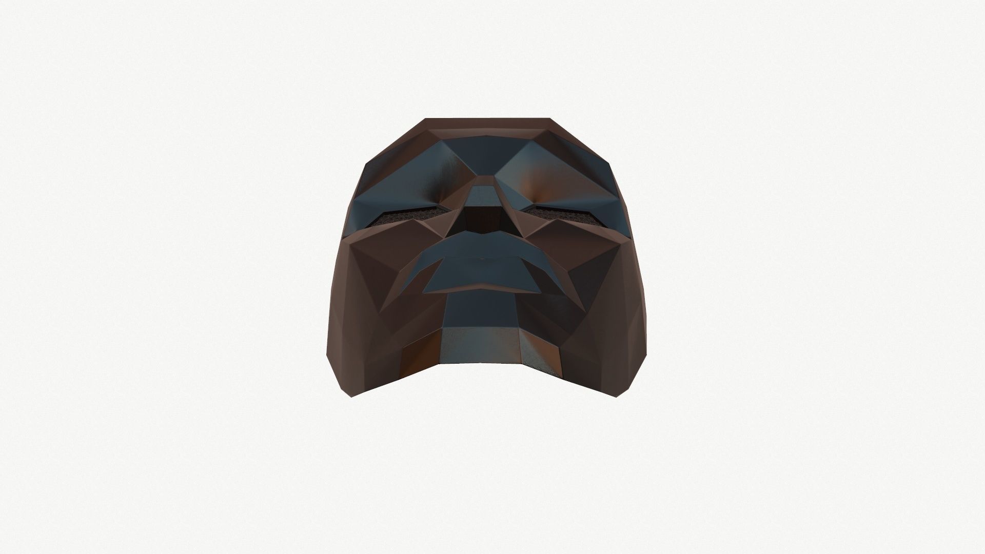 3D Squid game Boss mask VIP Low-poly 3D model_4