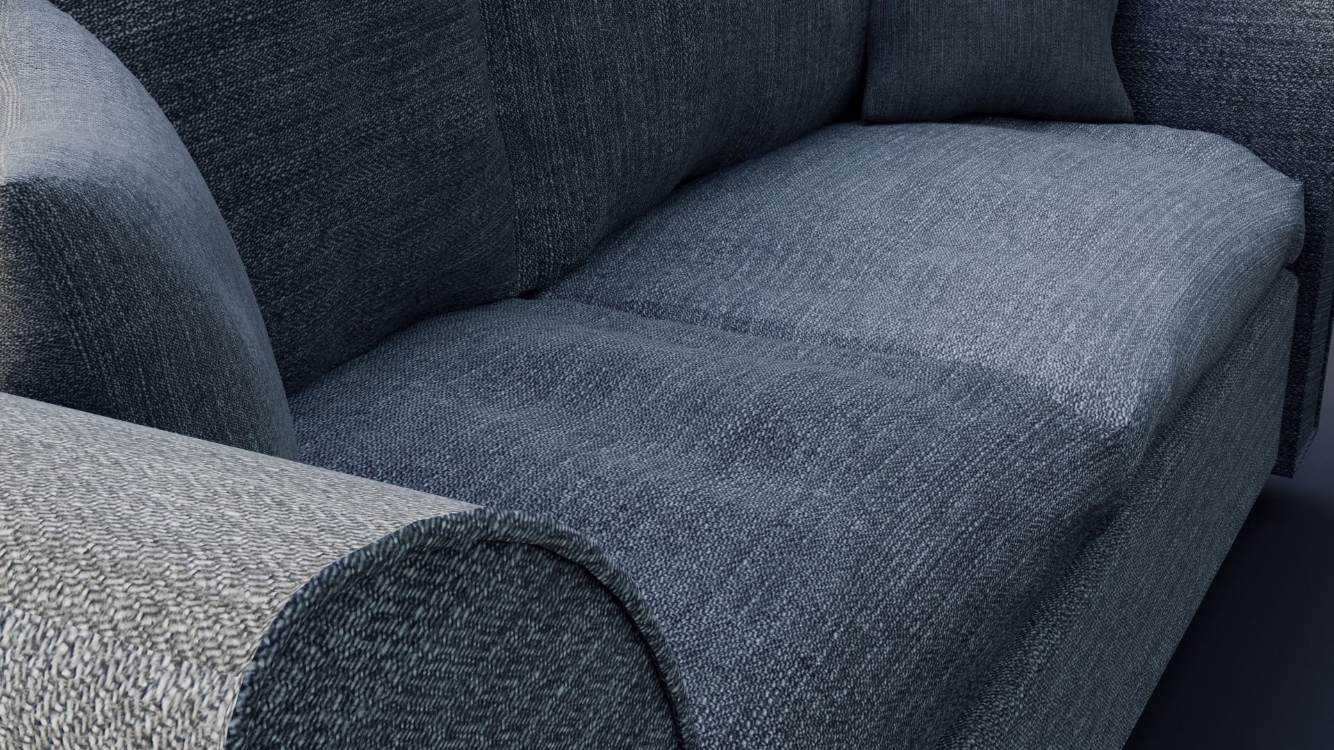 Modern Seat 3D model_6