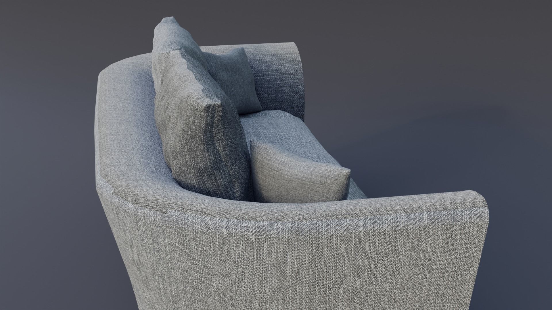 Modern Seat 3D model_5