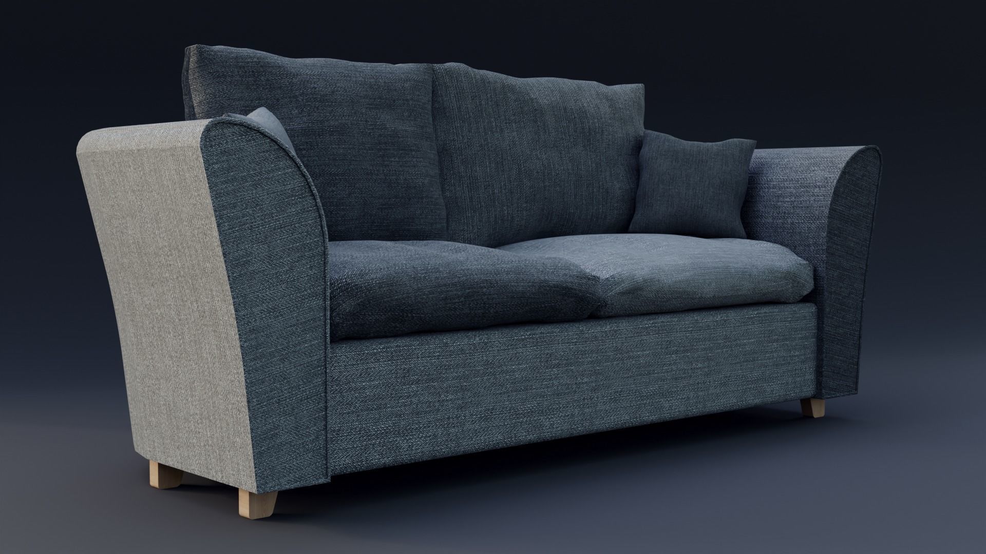 Modern Seat 3D model_2