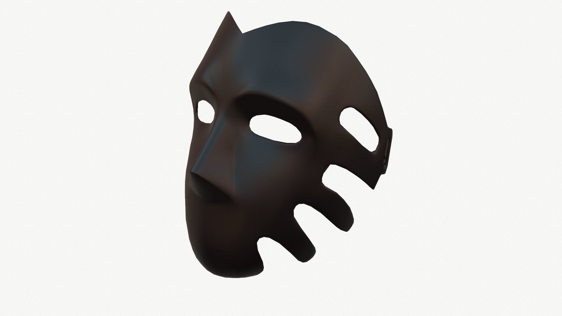 3D Squid game Waiter mask VIP Low-poly 3D model_3