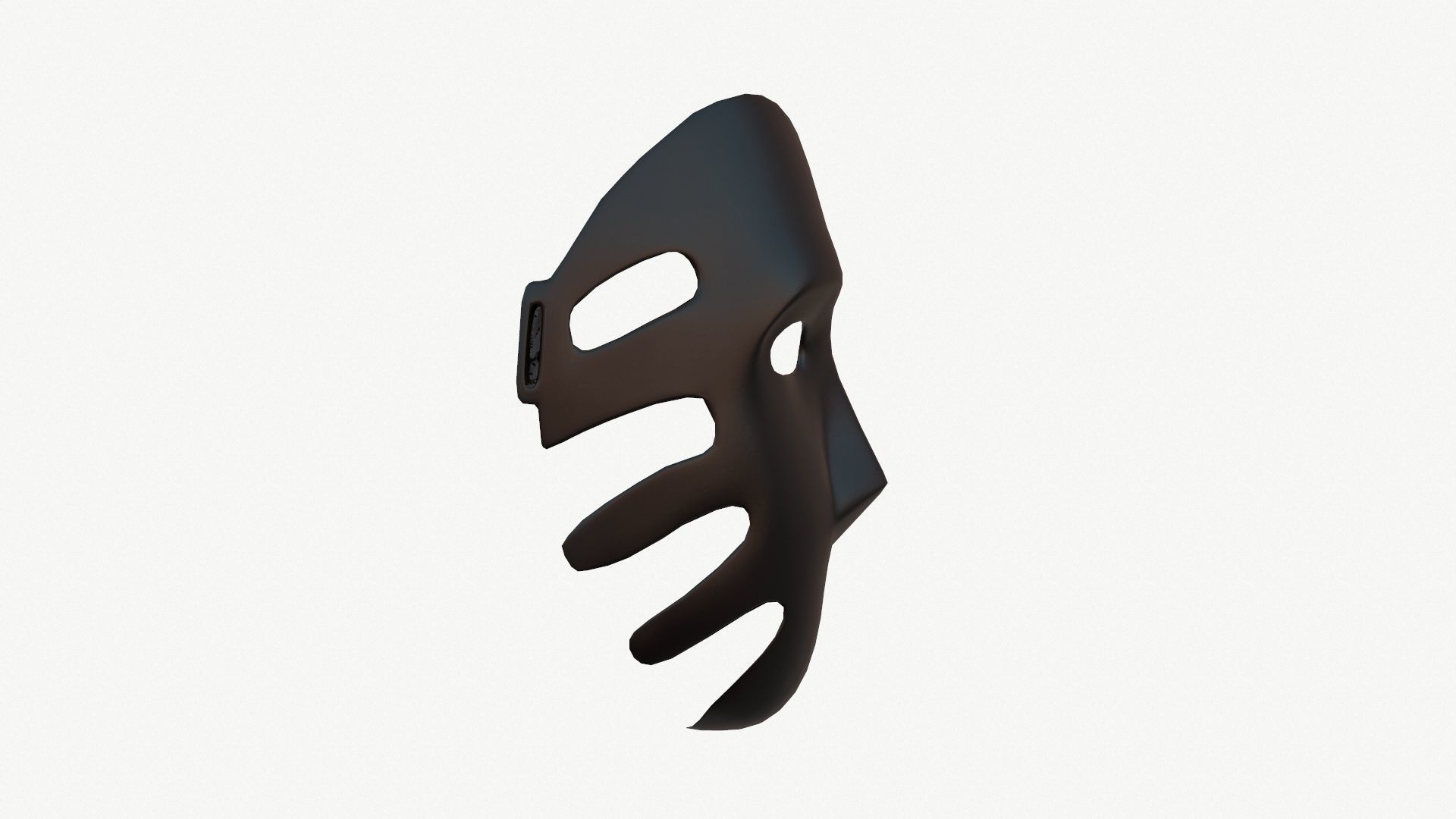 3D Squid game Waiter mask VIP Low-poly 3D model_1